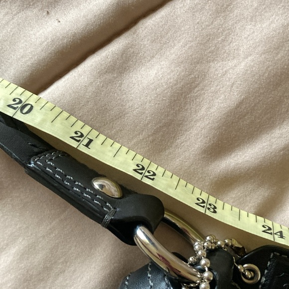 Coach original black leather braided and trims. Excellent! Used once. Good buy! - Picture 9 of 14